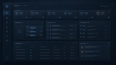 Interne Webtools: Dashboard-Oberfläche mit Listen und Detailansicht
